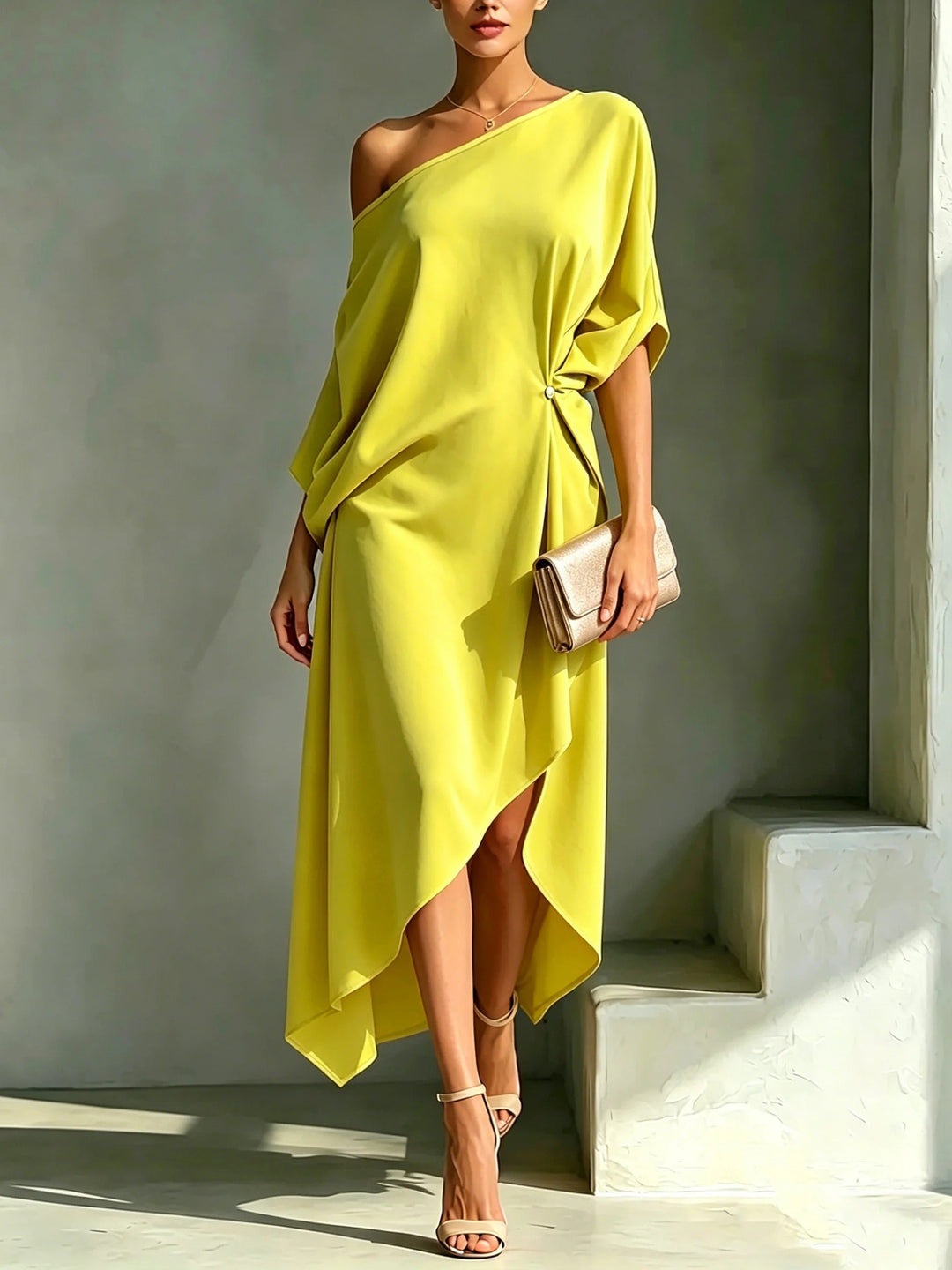 Kamila | Elegancka asymetryczna sukienka
